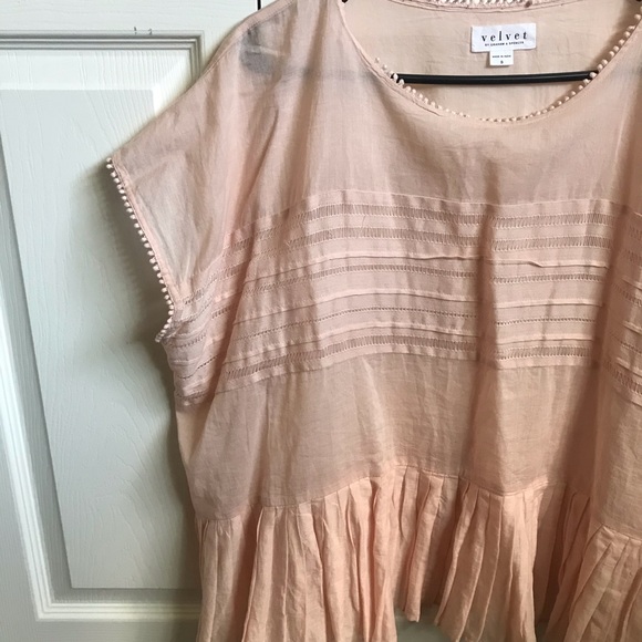 Velvet by Graham & Spencer boxy shirt - Picture 1 of 5